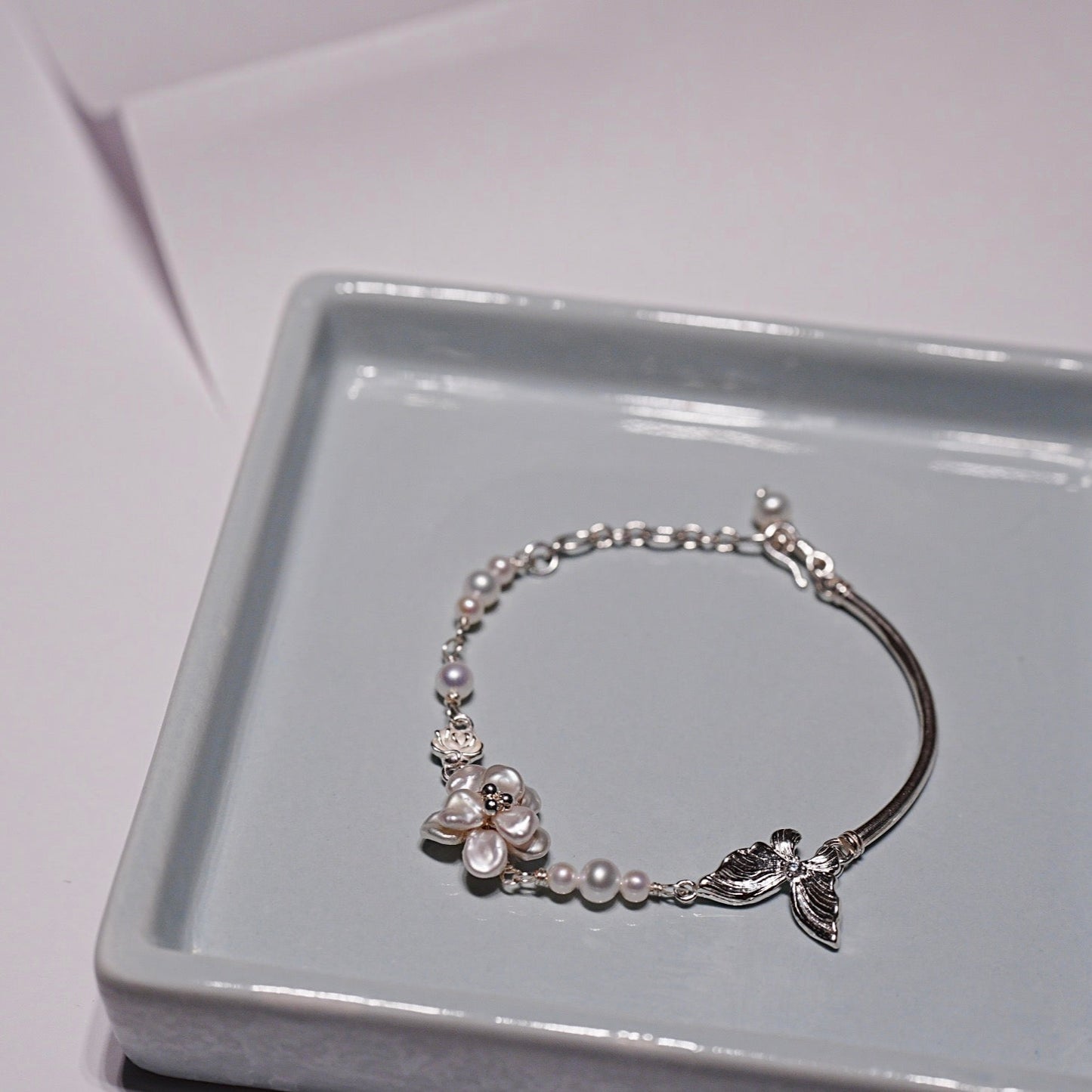 Spring Blossom - Garden Breeze Half Cuff Half Bracelet